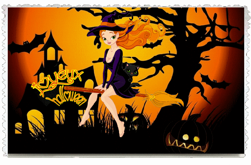 hexe fliegt rueckwaerts